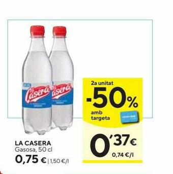Caprabo La Casera Gasosa oferta