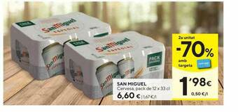 Caprabo San Miguel Cervesa oferta