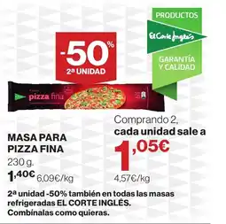 Supercor Masa para pizza fina oferta