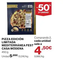 Supercor CASA MODENA Pizza edición limitada mediterránea fest oferta