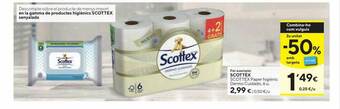 Caprabo Scottex Paper Higiènic Dermo Cuidado oferta