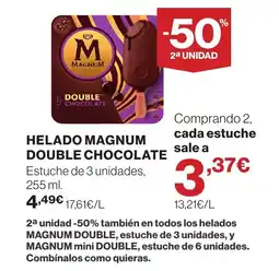 Supercor MAGNUM Helado double chocolate oferta