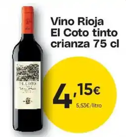 FROIZ El Coto vino rioja tinto crianza oferta