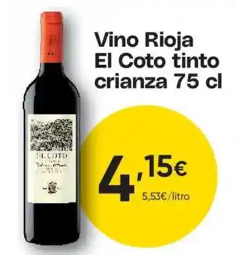 El Coto vino rioja tinto crianza