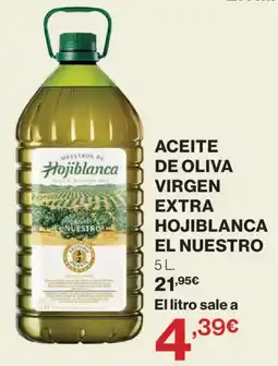 El Corte Inglés Hojiblanca aceite de oliva virgen extra oferta