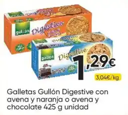FROIZ Gullón Digestive con avena y naranja o avena y chocolate oferta