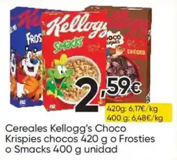 FROIZ Kellogg's Choco Krispies chocos o Frosties o Smacks oferta