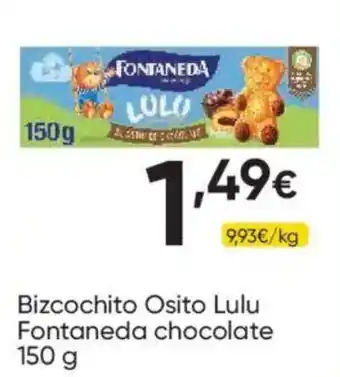 FROIZ Fontaneda bizcochito osito lulu chocolate oferta
