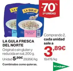 El Corte Inglés La gula fresca del norte oferta
