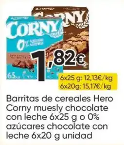 FROIZ Hero Corny muesly chocolate con leche oferta
