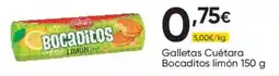 FROIZ Galletas Cuétara Bocaditos limón oferta