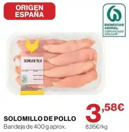 El Corte Inglés Solomillo de pollo oferta