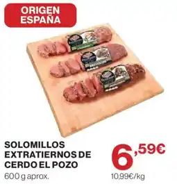 El Corte Inglés Cerdo el Pozo solomillos extratiernos oferta