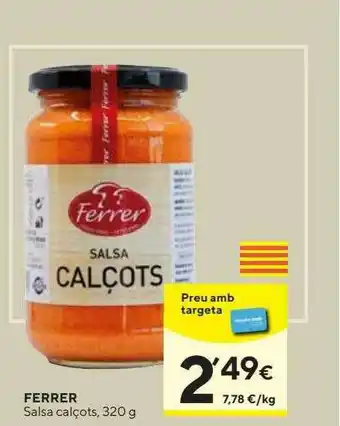 Caprabo Ferrer Salsa Calçots oferta