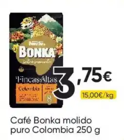 FROIZ Café Bonka molido puro Colombia oferta