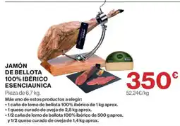 El Corte Inglés Jamón de bellota 100% ibérico esenciaúnica oferta
