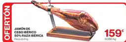 El Corte Inglés Jamón de cebo ibérico 50% raza ibérica oferta