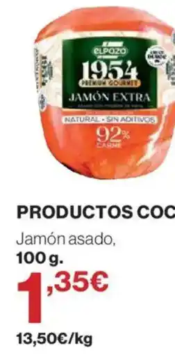 El Corte Inglés Elpozo jamón asado oferta