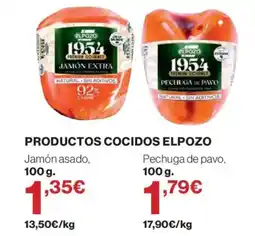 El Corte Inglés Elpozo pechuga de pavo oferta