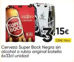 FROIZ Super Bock Negra sin alcohol o rubia original oferta