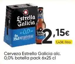FROIZ Estrella Galicia cerveza alc. 0,0% oferta