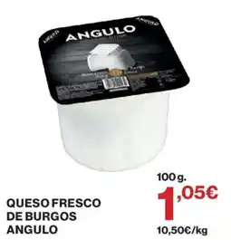 El Corte Inglés Angulo queso fresco de burgos oferta