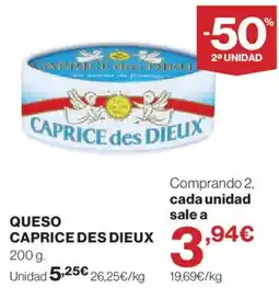 El Corte Inglés Caprice des Dieux oferta
