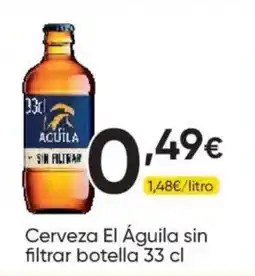 FROIZ El águila cerveza sin filtrar oferta