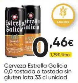 FROIZ Estrella Galicia 0,0 tostada o tostada sin gluten oferta