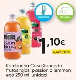 FROIZ Kombucha Casa Xanceda frutos rojos, passion o lemon oferta