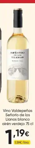 FROIZ Señorio de los Llanos blanco oferta