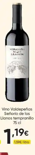 FROIZ Señorio de los Llanos tempranillo oferta