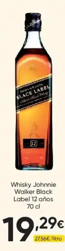FROIZ Johnnie Walker Black Label 12 años oferta