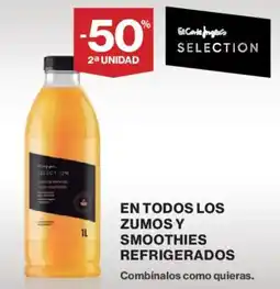 El Corte Inglés En todos los zumos y smoothies refrigerados oferta