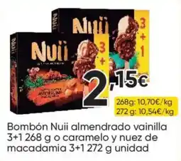 FROIZ Nuii bombón almendrado vainilla 3+1 o caramelo y nuez de macadamia 3+1 oferta