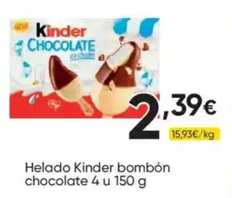 FROIZ Kinder helado bombón chocolate oferta