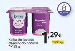 FROIZ Kaiku sin lactosa desnatado natural oferta