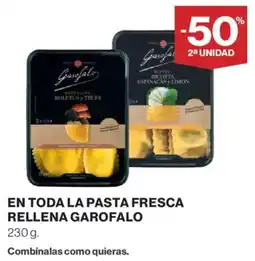 El Corte Inglés Garofalo En toda la pasta fresca rellena oferta