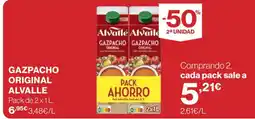 El Corte Inglés Alvalle gazpacho original oferta