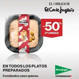 El Corte Inglés En todos los platos preparados oferta