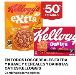 Supercor En todos los cereales extra y krave y cereales y barritas oferta
