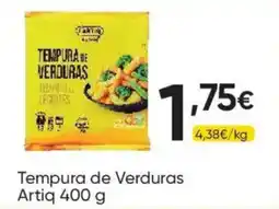 FROIZ Artiq tempura de verduras oferta