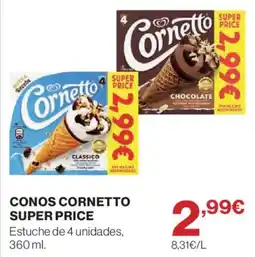 El Corte Inglés Cornetto conos oferta