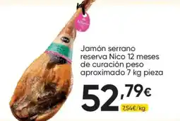 FROIZ Jamón serrano reserva Nico oferta