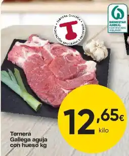 FROIZ Ternera Gallega aguja con hueso kg oferta