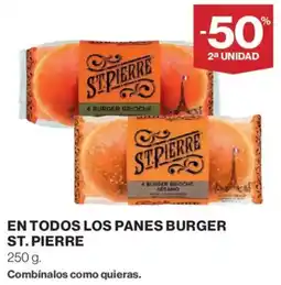 El Corte Inglés St Pierre En todos los panes burger oferta