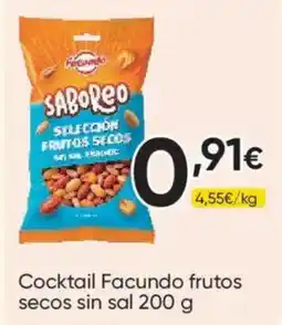 FROIZ Facundo cocktail frutos secos sin sal oferta