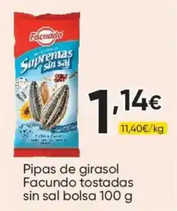 FROIZ Facundo pipas de girasol tostadas sin sal oferta