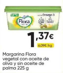 FROIZ Flora margarina vegetal con aceite de oliva y sin aceite de palma oferta