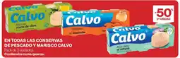 El Corte Inglés Calvo En todas conservas de pescado y marisco oferta